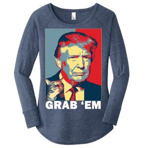 Grab 'Em Trump Women's Perfect Tri Tunic Long Sleeve Shirt