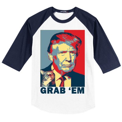 Grab 'Em Trump Baseball Sleeve Shirt