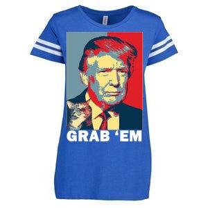 Grab 'Em Trump Enza Ladies Jersey Football T-Shirt