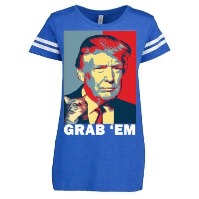 Grab 'Em Trump Enza Ladies Jersey Football T-Shirt