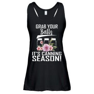 Grab Your balls Its Canning Season Ladies Essential Flowy Tank