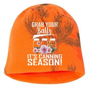 Grab Your balls Its Canning Season Kati - Camo Knit Beanie