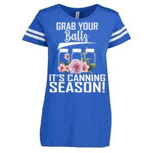 Grab Your balls Its Canning Season Enza Ladies Jersey Football T-Shirt