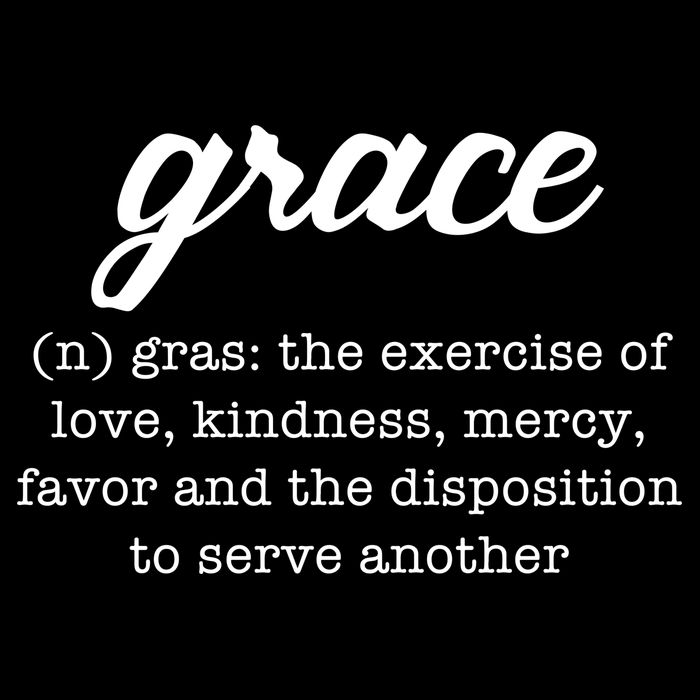 Grace Definition Love Kindness Flat Bill Trucker Hat