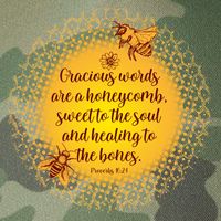 Gracious Words Are A Honeycomb Proverbs 16:24 Legacy Tie Dye Trucker Hat