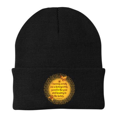 Gracious Words Are A Honeycomb Proverbs 16:24 Beanie
