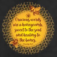 Gracious Words Are A Honeycomb Proverbs 16:24 Hat