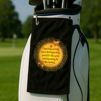 Gracious Words Are A Honeycomb Proverbs 16:24 Golf Towel