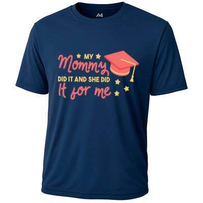 Graduated Mom Did It For Me Performance Shirt