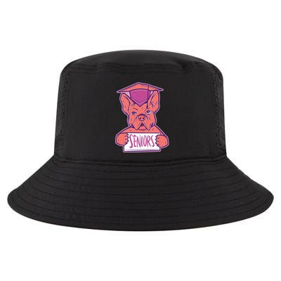 Graduating Bulldog Senior Cool Comfort Performance Bucket Hat