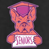 Graduating Bulldog Senior Cool Comfort Performance Bucket Hat