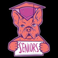 Graduating Bulldog Senior Cooling Performance Crew T-Shirt