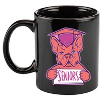 Graduating Bulldog Senior 11oz C Handle Ceramic Mug