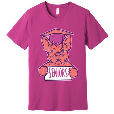 Graduating Bulldog Senior Premium T-Shirt