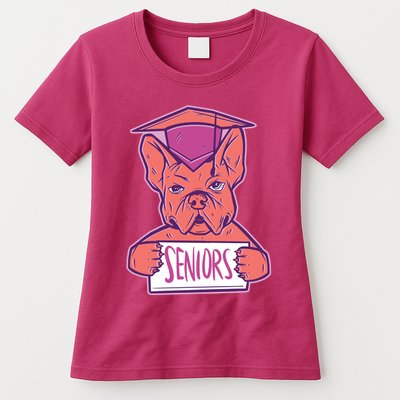 Graduating Bulldog Senior Womens T-Shirt