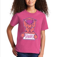 Graduating Bulldog Senior Kids T-Shirt