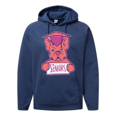 Graduating Bulldog Senior Performance Fleece Hoodie