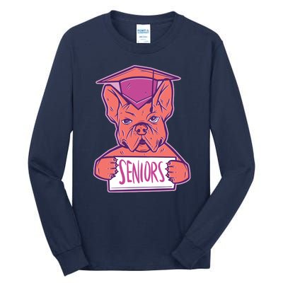 Graduating Bulldog Senior Tall Long Sleeve T-Shirt