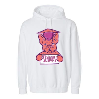 Graduating Bulldog Senior Garment-Dyed Fleece Hoodie