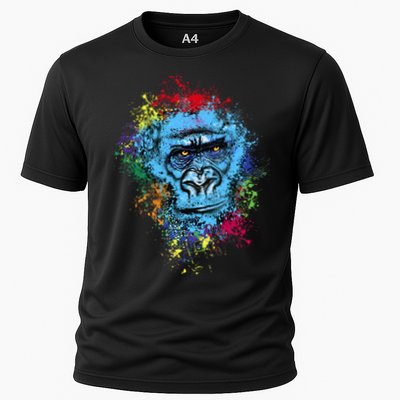 Graffiti Gorilla face Performance Shirt
