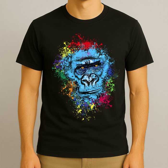 Graffiti Gorilla face T-Shirt