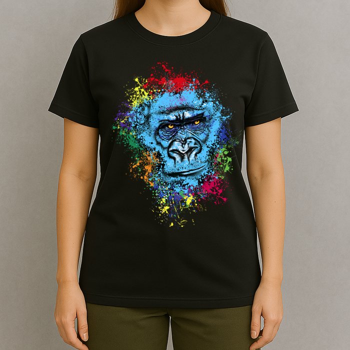 Graffiti Gorilla face T-Shirt
