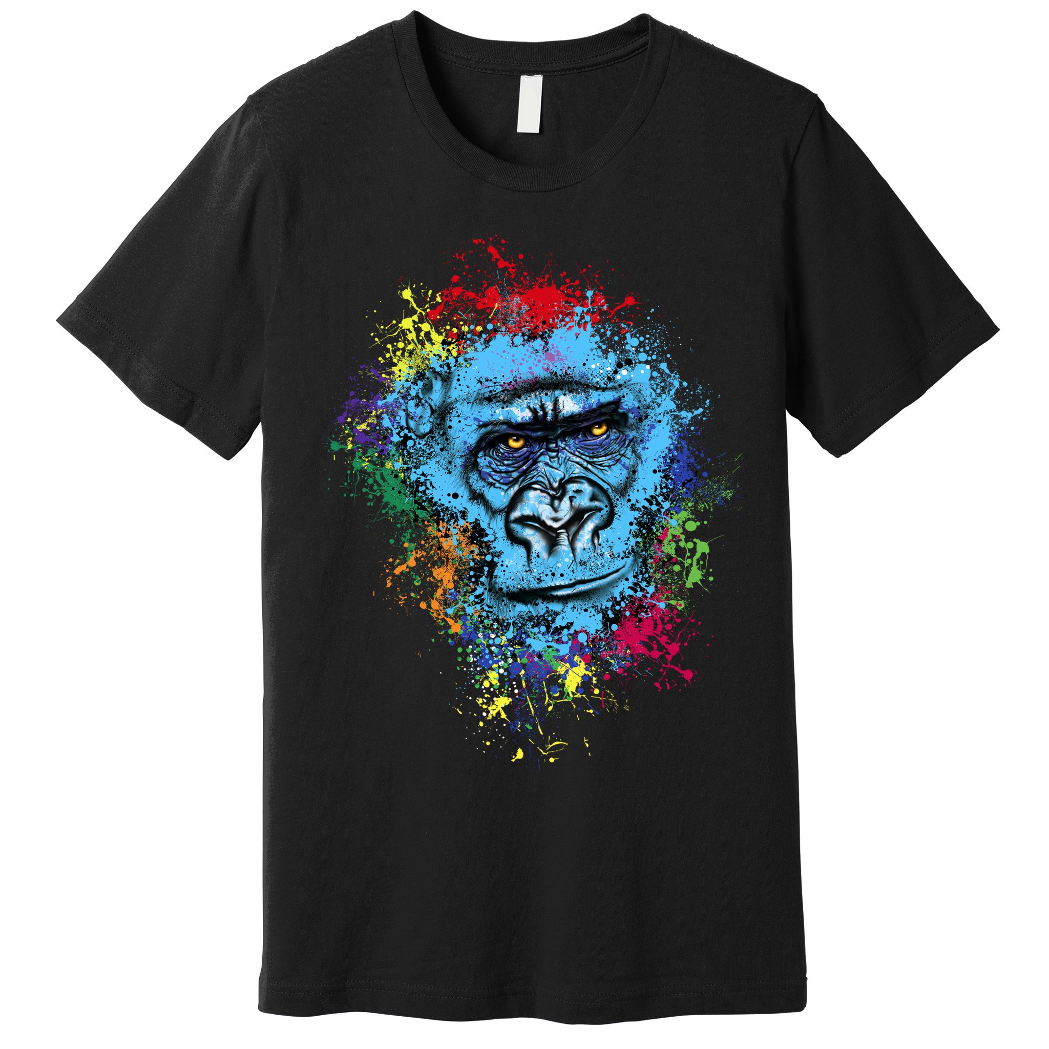 Graffiti Gorilla face Premium T-Shirt