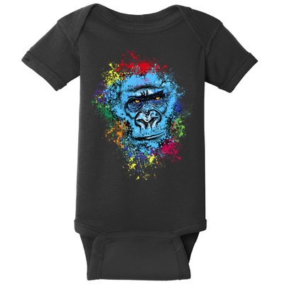 Graffiti Gorilla face Baby Bodysuit
