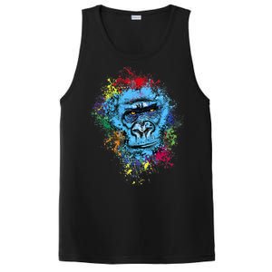 Graffiti Gorilla face PosiCharge Competitor Tank