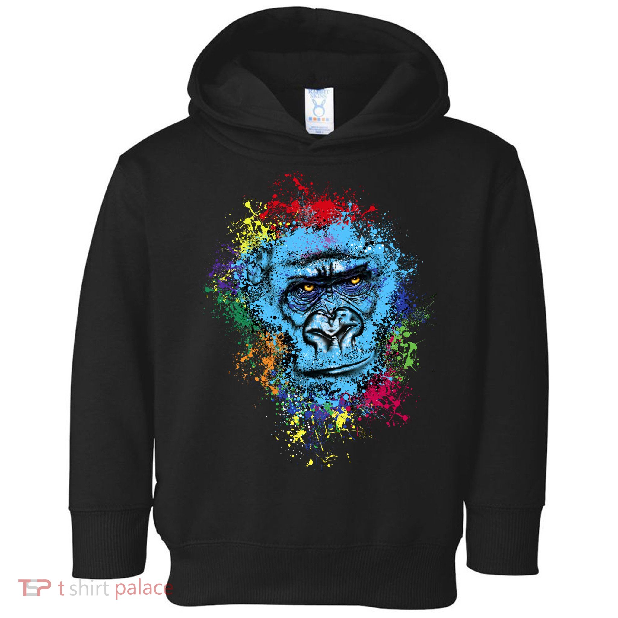Graffiti Gorilla face Toddler Hoodie