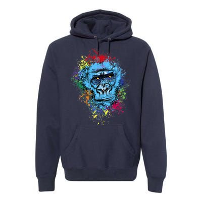 Graffiti Gorilla face Premium Hoodie