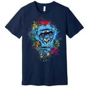 Graffiti Gorilla face Premium T-Shirt