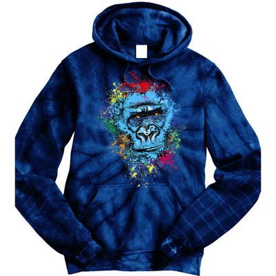 Graffiti Gorilla face Tie Dye Hoodie