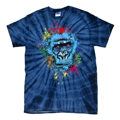 Graffiti Gorilla face Tie-Dye T-Shirt