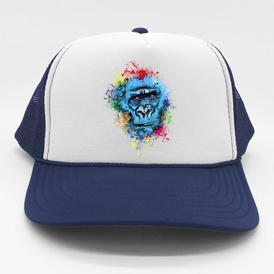 Graffiti Gorilla face Trucker Hat