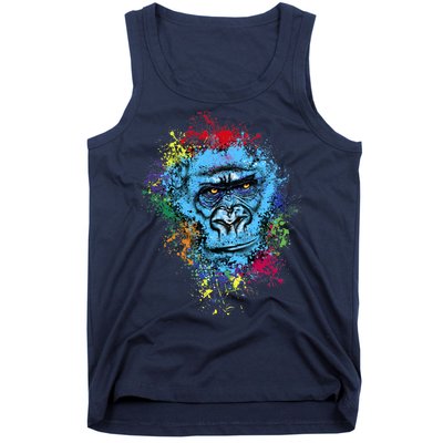 Graffiti Gorilla face Tank Top