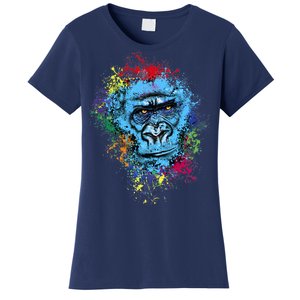 Graffiti Gorilla face Women's T-Shirt