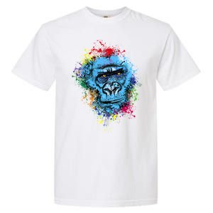 Graffiti Gorilla face Garment-Dyed Heavyweight T-Shirt