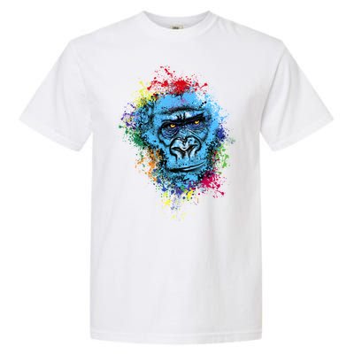 Graffiti Gorilla face Garment-Dyed Heavyweight T-Shirt