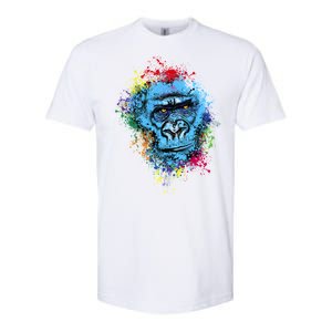 Graffiti Gorilla face Softstyle CVC T-Shirt