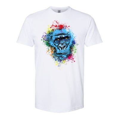 Graffiti Gorilla face Softstyle® CVC T-Shirt