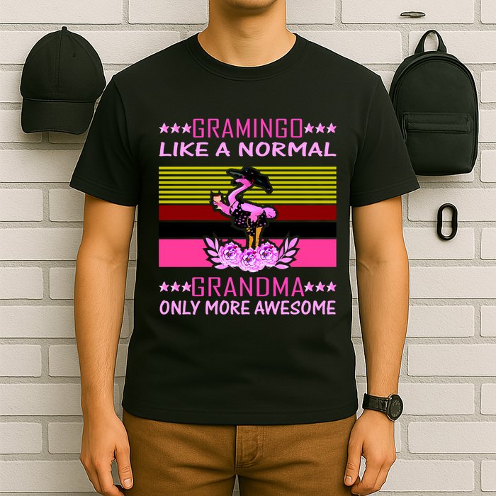 Gramingo Like a Normal Grandma But More Awesome T-Shirt