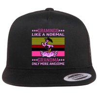 Gramingo Like a Normal Grandma But More Awesome Flatbill Hat