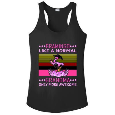 Gramingo Like a Normal Grandma But More Awesome Ladies PosiCharge Competitor Racerback Tank