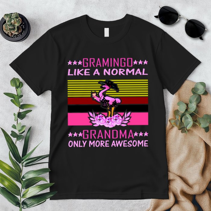 Gramingo Like a Normal Grandma But More Awesome Premium T-Shirt