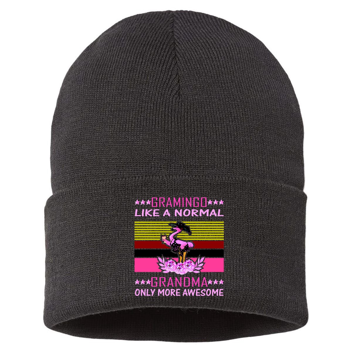 Gramingo Like a Normal Grandma But More Awesome Sustainable Knit Beanie