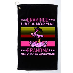 Gramingo Like a Normal Grandma But More Awesome Platinum Collection Golf Towel