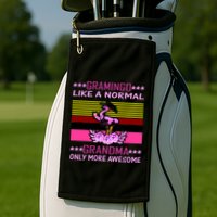Gramingo Like a Normal Grandma But More Awesome Golf Towel