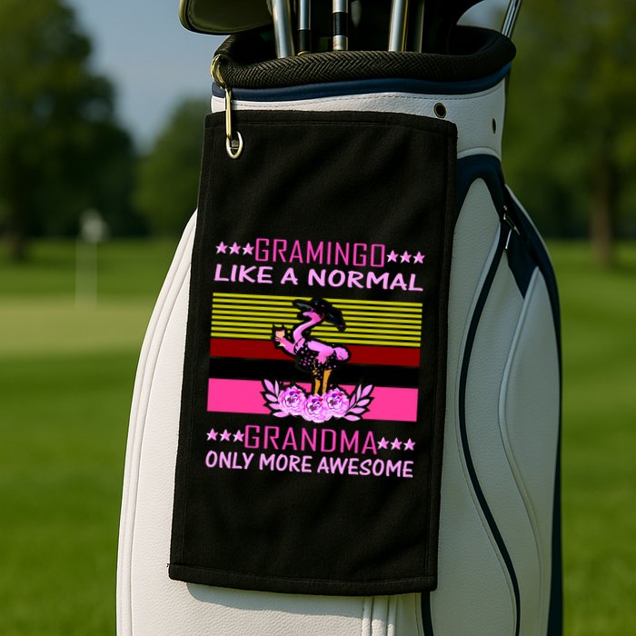 Gramingo Like a Normal Grandma But More Awesome Golf Towel