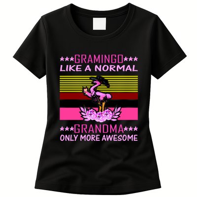Gramingo Like a Normal Grandma But More Awesome Womens T-Shirt